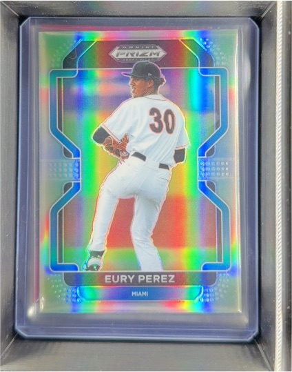 2022 Panini Prizm Draft Picks #PDP184 Eury Perez — front