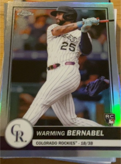 2026 Topps Chrome Flagship #19 Warming Bernabel — front