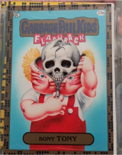 2011 Garbage Pail Kids Flashback Series 2 #23a Bony Tony — front