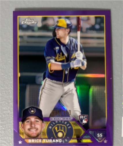 2023 Topps Chrome #170 Brice Turang — front