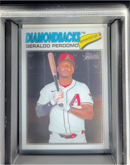 2026 Topps Heritage #216 Geraldo Perdomo — front