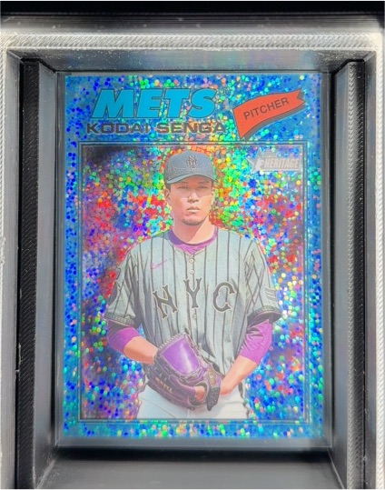2026 Topps Heritage Chrome #317 Kodai Senga — front