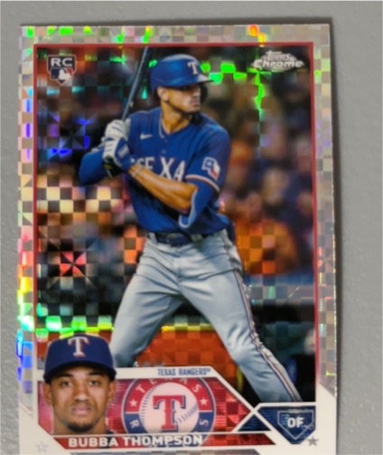 2023 Topps Chrome #58 Bubba Thompson — front