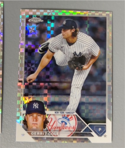 2023 Topps Chrome #213 Gerrit Cole — front