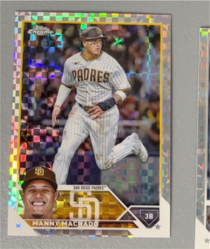 2023 Topps Chrome #124 Manny Machado — front