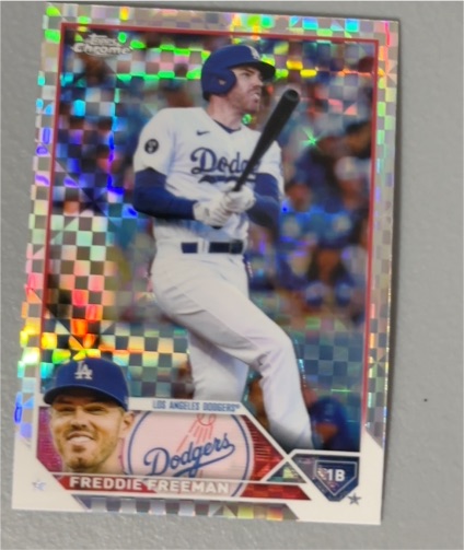 2023 Topps Chrome #5 Freddie Freeman — front