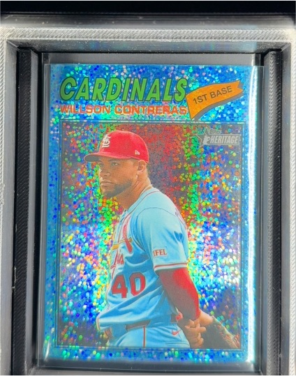 2026 Topps Heritage #156 Willson Contreras — front
