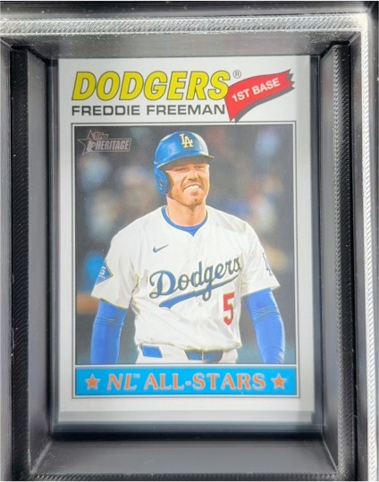 2026 Topps Heritage #350 Freddie Freeman — front