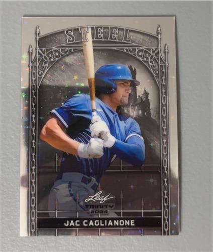 2024 Leaf Trinity Steel #39 Jac Caglianone — front