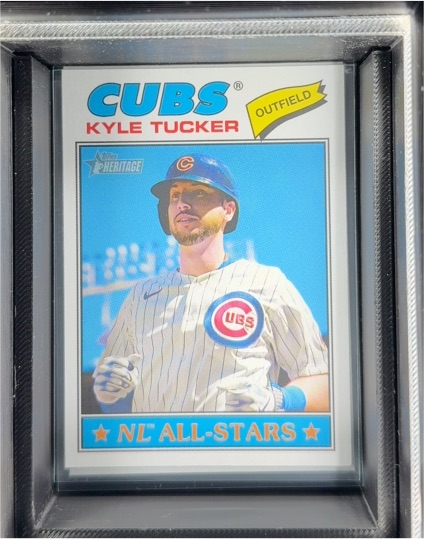 2026 Topps Heritage #187 Kyle Tucker — front