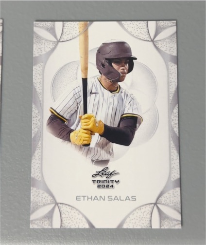 2024 Leaf Trinity #34 Ethan Salas — front