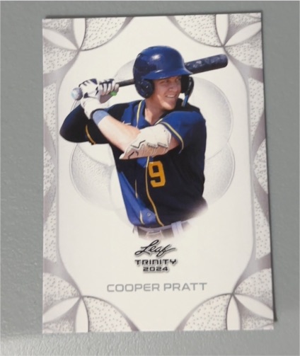 2024 Leaf Trinity #S-28 Cooper Pratt — front
