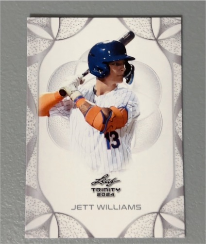 2024 Leaf Trinity #S-52 Jett Williams — front