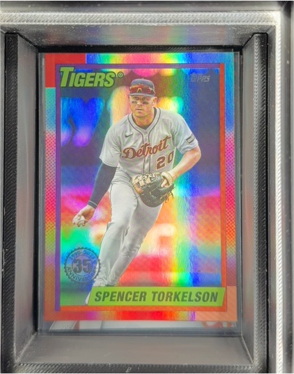 2025 Topps Update #U90-48 Spencer Torkelson 35th Anniversary Tigers — front