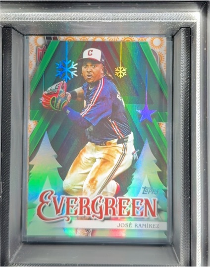 2025 Topps Holiday #E-20 Jose Ramirez Evergreen — front