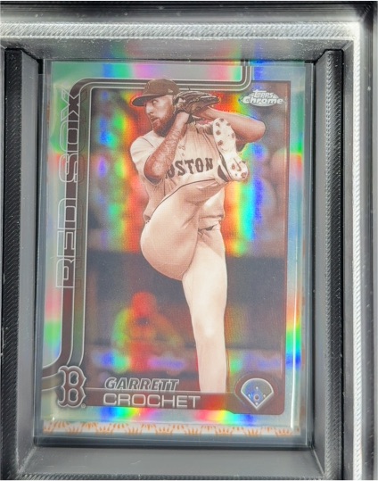 2025 Topps Chrome #264 Garrett Crochet Sepia Refractor Boston Red Sox — front