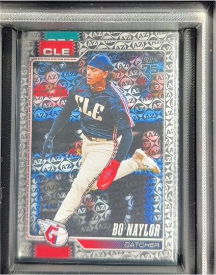 2023 Bowman Chrome #60 Bo Naylor Mojo Refractor Rookie — front