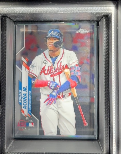 2020 Topps Chrome Update #U-75 Ronald Acuna Jr. — front
