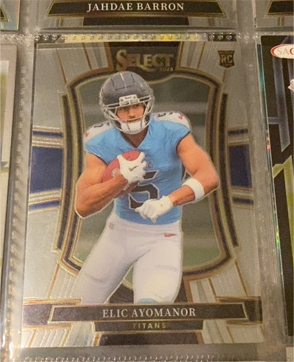 2025 Panini Select Premier Level #127 Elic Ayomanor — front