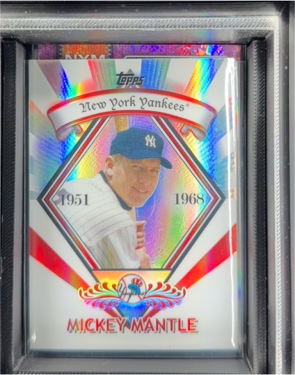 2009 Topps Legends Chrome #PR-7 Mickey Mantle — front