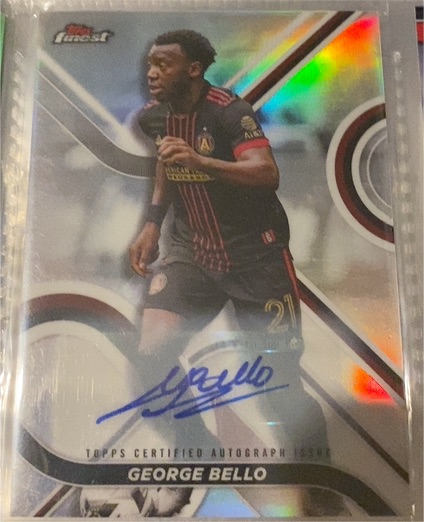 2022 Topps Finest MLS #69 George Bello — front