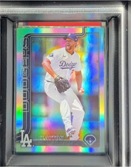 2025 Topps Series 1 #146 Clayton Kershaw Rainbow Foil — front