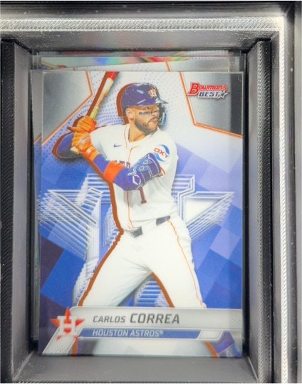 2025 Bowman's Best #50 Carlos Correa — front