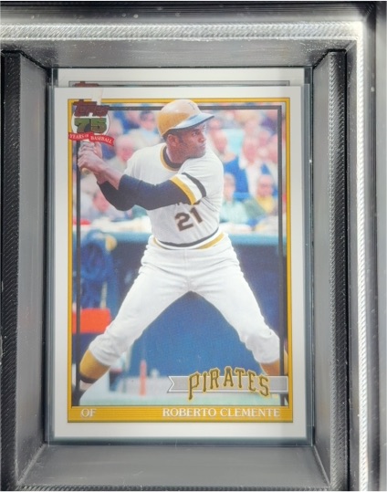 2026 Topps Series 1 1991 Design #T91-99 Roberto Clemente — front