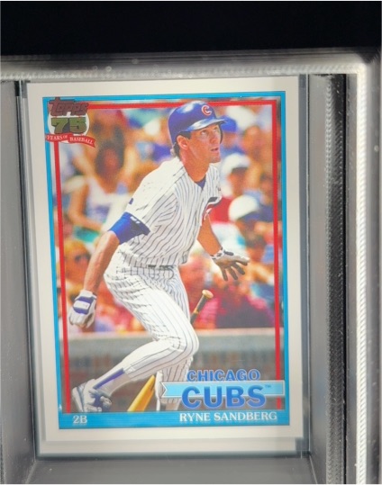 1991 Topps #T91-25 Ryne Sandberg — front