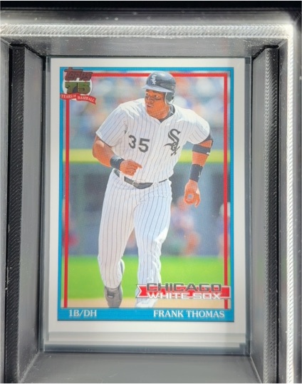 1991 Topps #31 Frank Thomas — front
