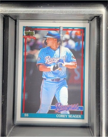 2026 Topps Series 1 #T91-65 Corey Seager — front