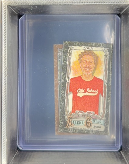 2025 Topps Allen & Ginter Mini Black Border #287 Ethan Zohn — front