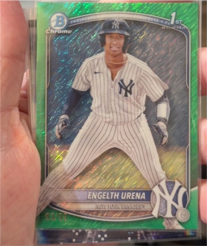 2025 Bowman Chrome #BCP-16 Engelth Urena — front