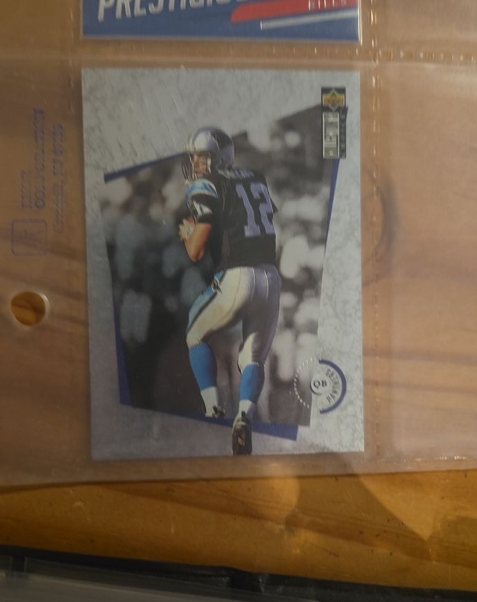 1996 Upper Deck Collector's Choice MVP #M5 Kerry Collins — front