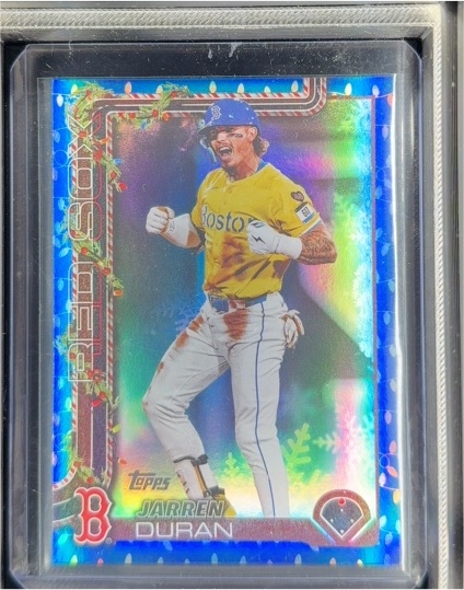 2025 Topps Holiday #H180 Jarren Duran — front