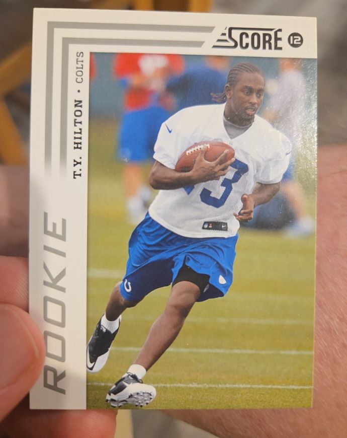 2012 Score #378 T.Y. Hilton Rookie Indianapolis Colts — front