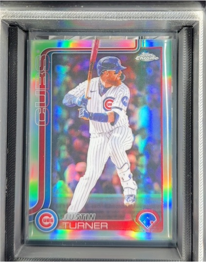 2025 Topps Chrome Update #USC170 Justin Turner — front
