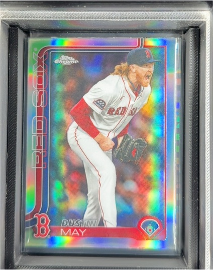 2025 Topps Chrome Update #USC80b Dustin May — front