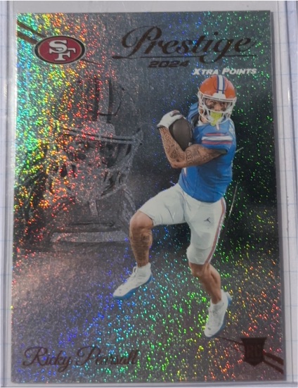 2024 Panini Prestige #347 Ricky Pearsall Xtra Points Galaxy Rookie — front