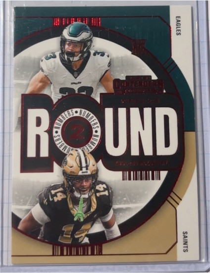 2024 Panini Contenders Round Numbers #11 Cooper DeJean / Kool-Aid McKinstry — front