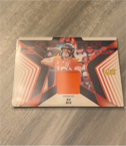 2025 Panini Score Stars of the NFL #SNJ-BNX Bo Nix — front