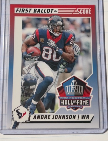2024 Panini Score #3 Andre Johnson First Ballot — front