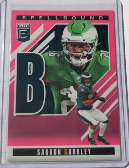 2025 Panini Donruss Elite Spellbound #1 Saquon Barkley — front
