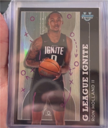 2023-24 Bowman Chrome University #PP-5 Ron Holland II Prodigal Playmakers G League Ignite — front