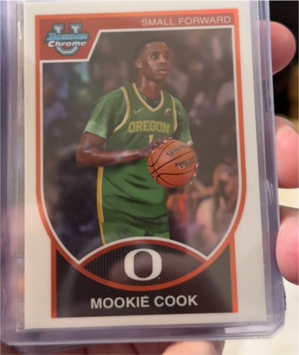 2023-24 Bowman Chrome University #07B-21 Mookie Cook — front