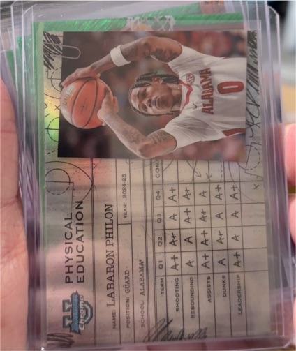 2024-25 Bowman University Chrome #PE-5 LaBaron Philon Physical Education — front