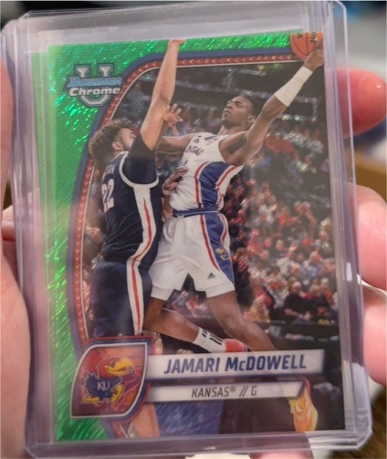 2024-25 Bowman Chrome University #81 Jamari McDowell — front