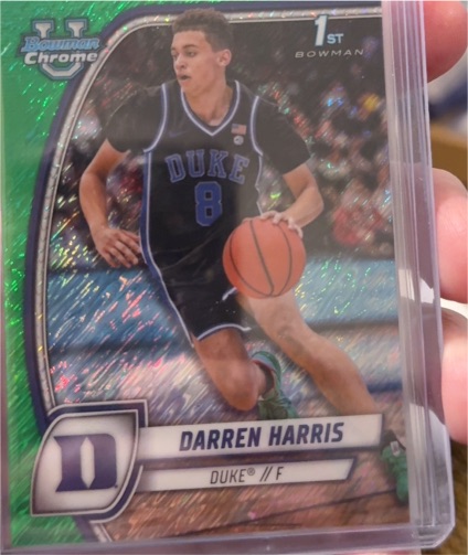 2024-25 Bowman Chrome University #18 Darren Harris — front
