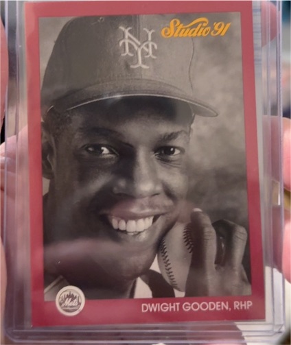 1991 Leaf Studio #204 Dwight Gooden — front