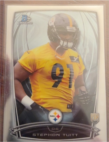 2014 Bowman Chrome #114 Stephon Tuitt — front